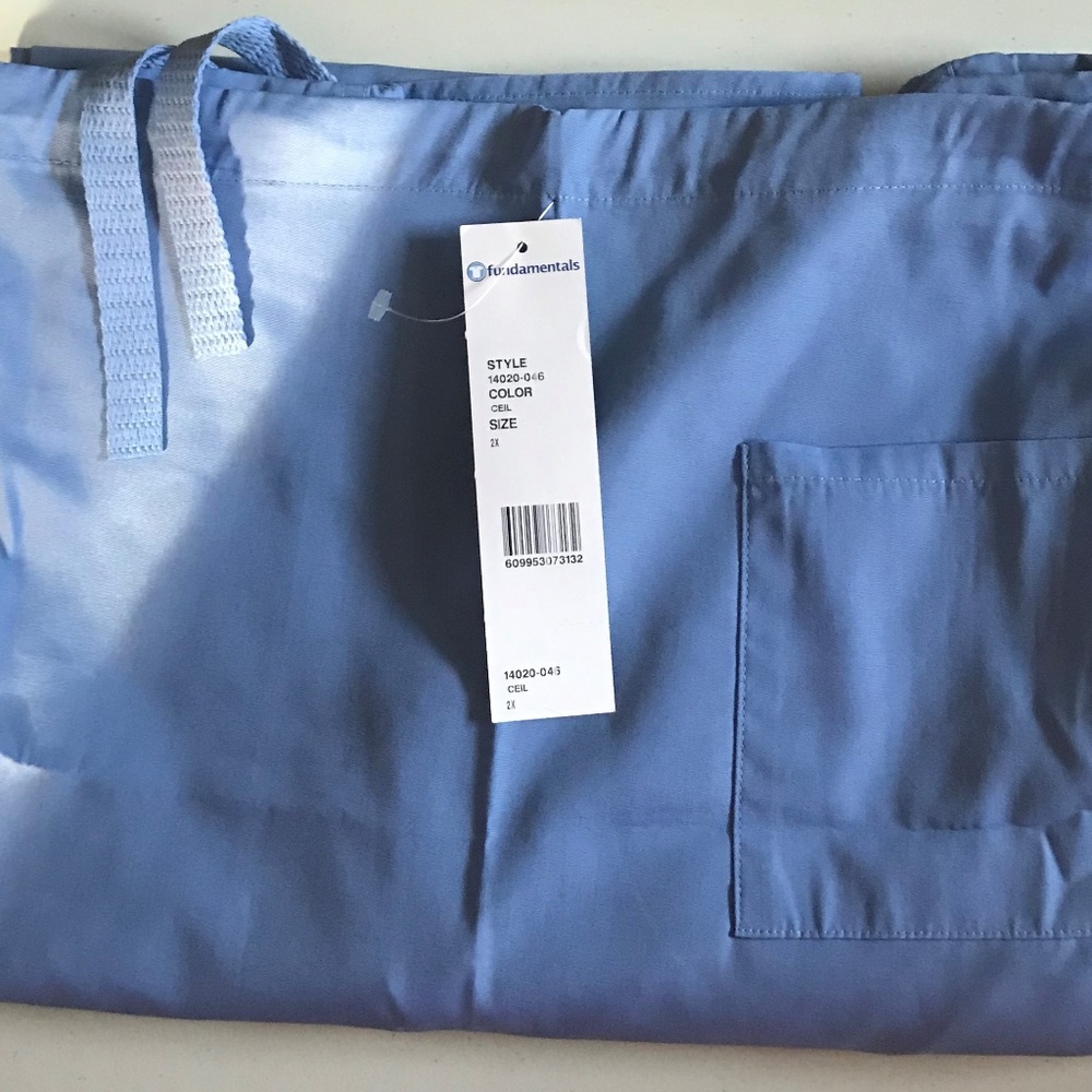 NWT 2X Unisex Drawstring Scrub Pants